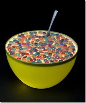 cereal light bowl