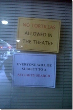 no tortillas