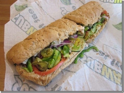 subway sandwich