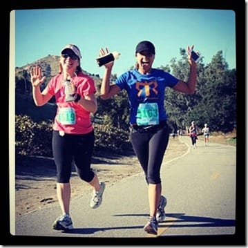 monica and bobbi running