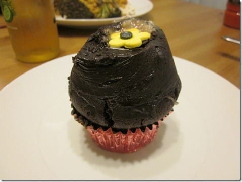 german chocolate cupcake