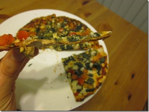 thin crust pizza