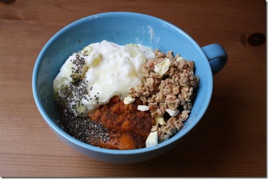 yogurt bowl with granola