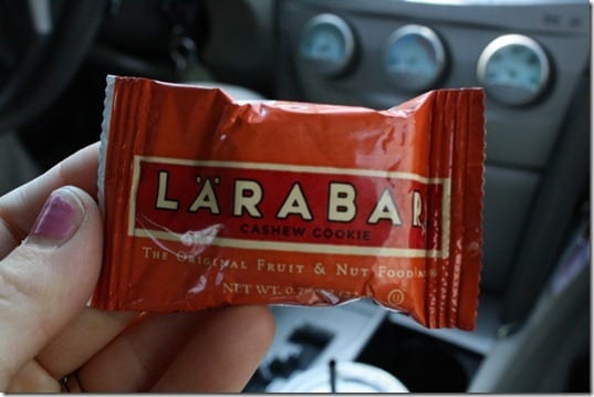 road snacks larabar