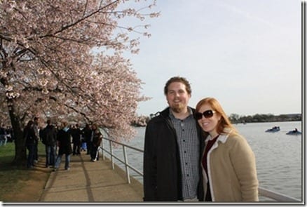 monica and ben cherry blossom