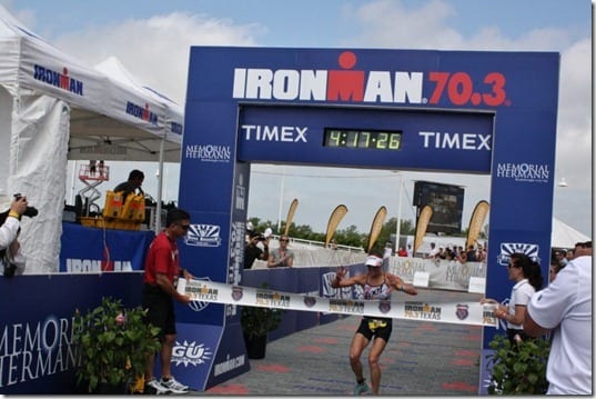 katie wins ironman texas 703