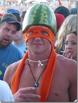 watermelon hat