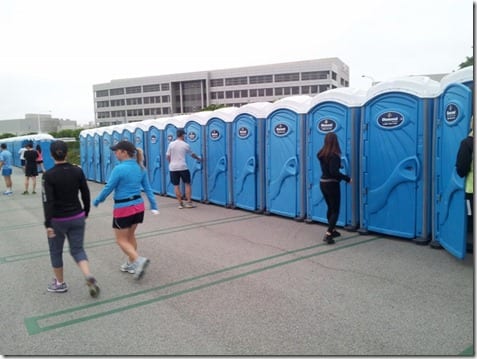 porta potties