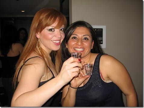 monica and susan drink