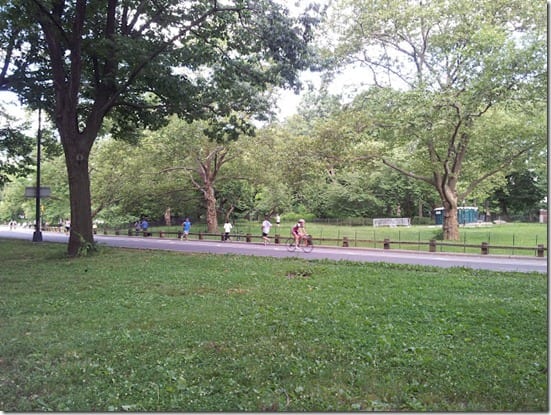 central park path