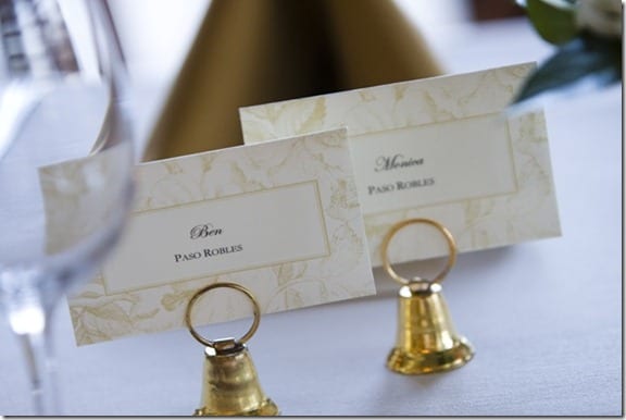 table place cards wedding