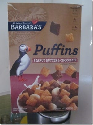 pb and chocolate puffins