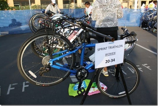 triathlon set up