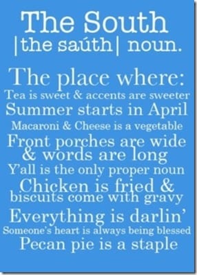 love the south