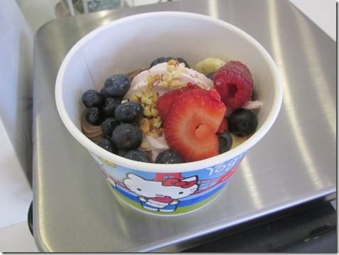 hello kitty yogurtland