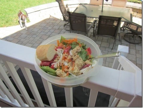 salad outside