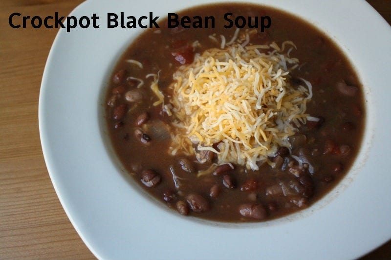 CrockPot Black Bean Soup Recipe