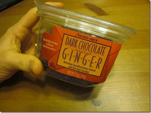 tj's dark chocolate ginger