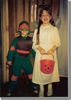 angel and ninja turtle