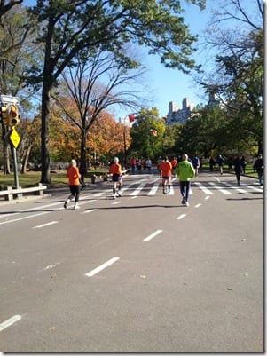 runners in central park