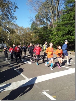 runners in central park