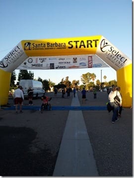 santa barbara marathon start