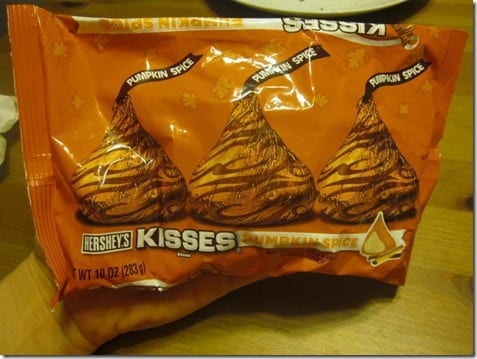 pumpkin hershey's kisses