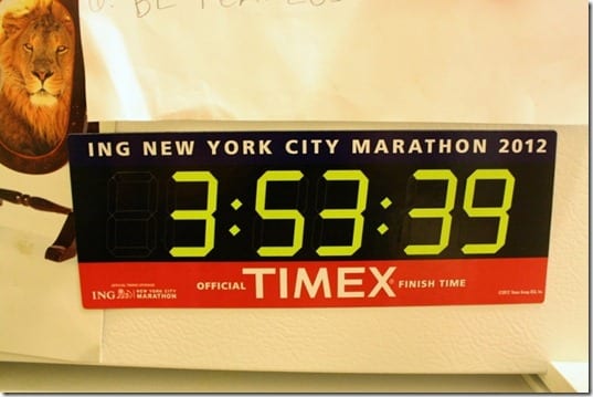 marathon sign