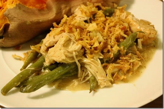 chicken and green bean casserole