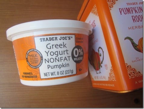 trader joes pumpkin yogurt