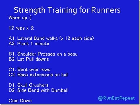 Runners workout