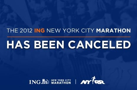 The New York City Marathon is Cancelled