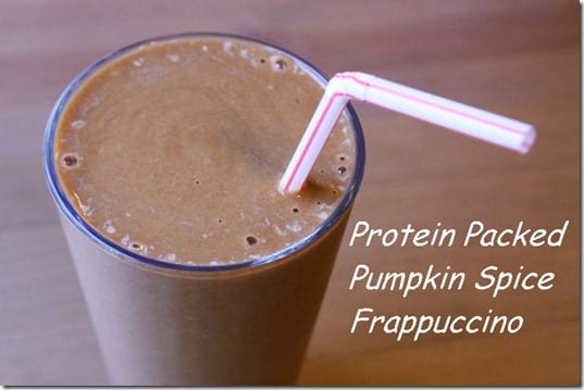 pumpkin frappuccino recipe