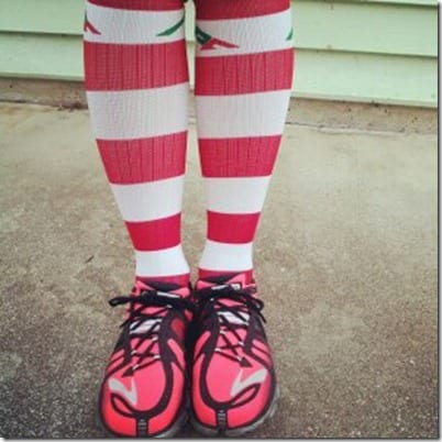 procompression stripe socks