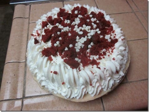 Red Velvet Pie from Marie Callendar’s