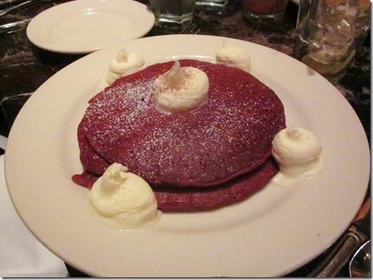 red velvet pancakes