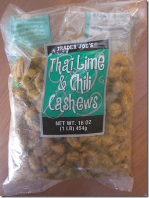 thai lime and chili cashews