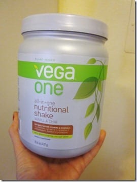 vega vanilla chai protein powder