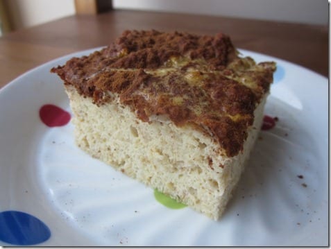 clean paleo bread coffee cake recipe