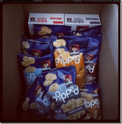 Quaker Popped Snacks Giveaway