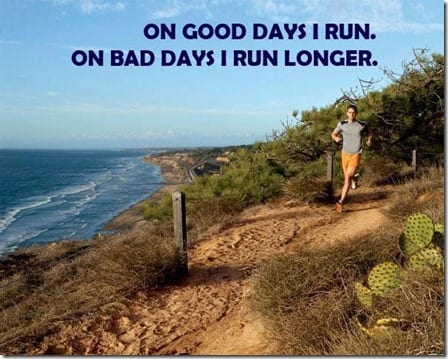 on good days I run