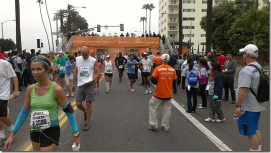 los angeles marathon finish