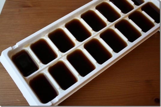 coffee ice cubes