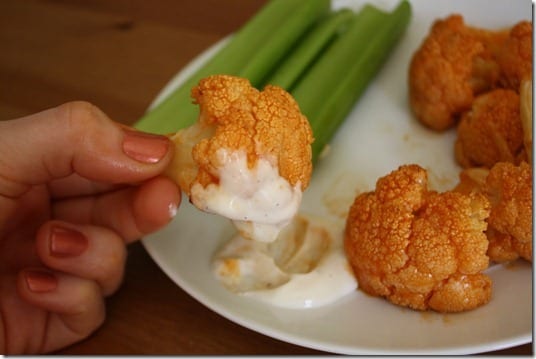 Roasted Cauliflower Buffalo Wings Recipe