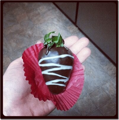 chocolate covered strawberry