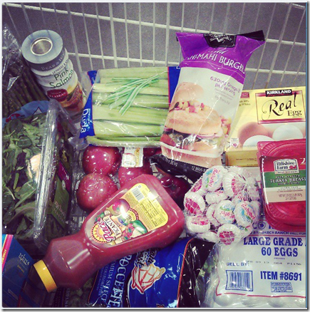 healthy grocery basket