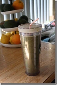 smoothie with coffee