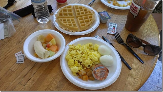 free breakfast at the ramada inn hotel 