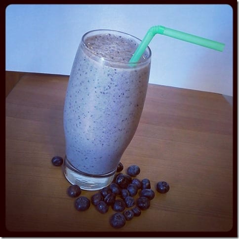 blueberry pie smoothie recipe for a healthy diet