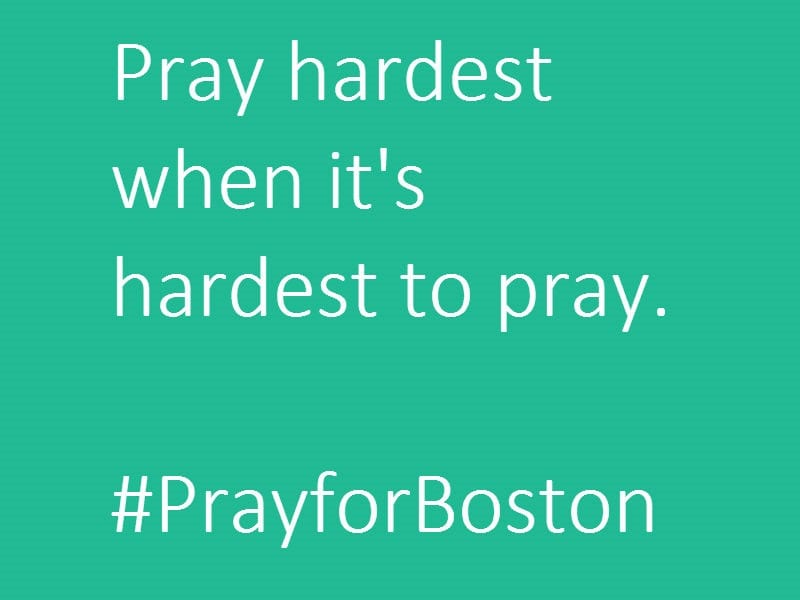 Pray for Boston Marathon